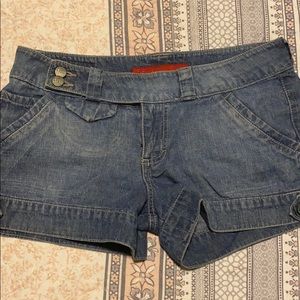 Fire jean shorts